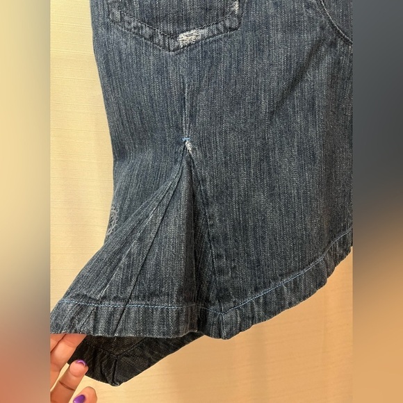 🔴 GSUS asymmetrical women’s skirt size small denim midi - Picture 7 of 10